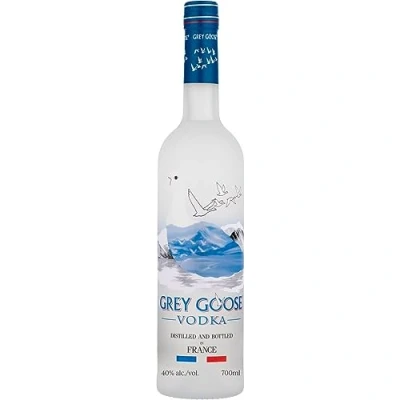 Abbildung von GREY GOOSE Premium Vodka aus Frankreich mit 100 % französischem Weizen und natürlichem Quellwasser, 40% Vol., 70 cl/700 ml