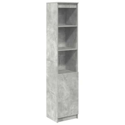 Abbildung von vidaXL Highboard Betongrau 37,5x35x180 cm Holzwerkstoff