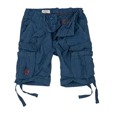Abbildung von Surplus Raw Vintage Airborne Herren Cargo Shorts, Navy, 6XL