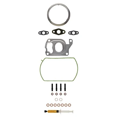 Abbildung von AJUSA JTC11846 Montagesatz, Lader with studs, syringe oil mit Dichtungen Montageanleitung BMW: 5 Touring, Limousine, X5