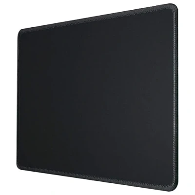Abbildung von Silent Monsters Mauspad 320 x 270 mm Stoff Mousepad Schwarz Vernähter Rand rutschfest für Office und Gaming Maus 32 27 cm Mouse Pad Mat Mausunterlage alle Arten
