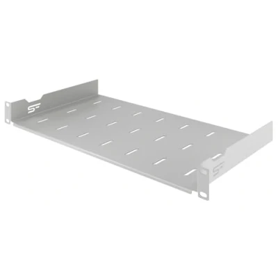 Abbildung von Stalflex Server Netzwerkschrank 19 Zoll 1U 250mm Serverschrank Hergestellt aus Hochbelastbarer Stahl Universelles Belüftetes Rackmontage Kragarmtablett Fachboden