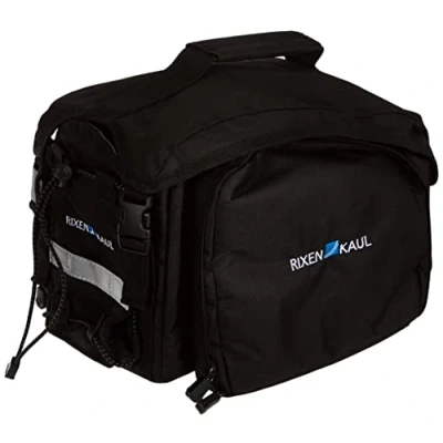 Abbildung von KlickFix 561205 Unisex Farradtasche Rackpack 1 Plus für Rackt Gepäckträgertasche, Schwarz, 28 x 35 48 cm