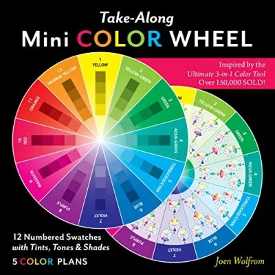 Abbildung von Take Along Mini Color Wheel: 12 Numbered Colors With Tints, Tones &amp; Shades: 5 Plans (Reference Tool)