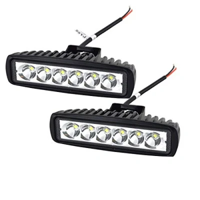 Abbildung von Willpower LED Scheinwerfer Offroad 2pc 15cm 6‘’ 18W Arbeitsscheinwerfer 12 Spotlight IP67 Wasserdicht Zusatzscheinwerfer 6000K für Traktor Truck Auto SUV UTV ATV Reflektor Rückfahrscheinwerfer