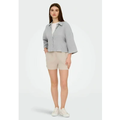 Abbildung von JDY Jdytheis LIFE 3/4 NOOS Hemdbluse, Damen, Größe: XL, Formal gray