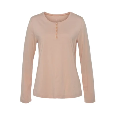 Abbildung von Lascana Nachtwäsche Shirt, Damen, Größe: 36/38, Apricot