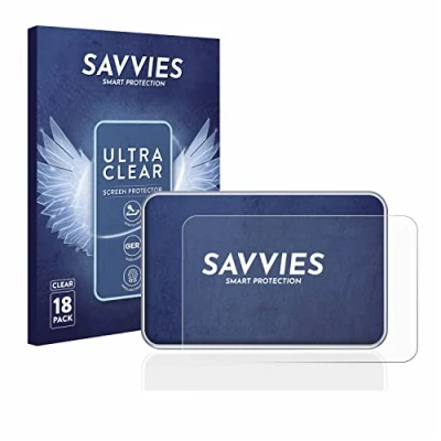 Abbildung von Savvies 18 Stück Schutzfolie für Tandem diabetes care t:slim X2 Insulin Pump Displayschutz Folie Ultra Transparent