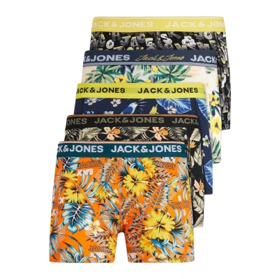 Abbildung von Jack &amp; Jones 5 PACK Jacvel Panties Detail mix, Herren, Größe: Large, mix