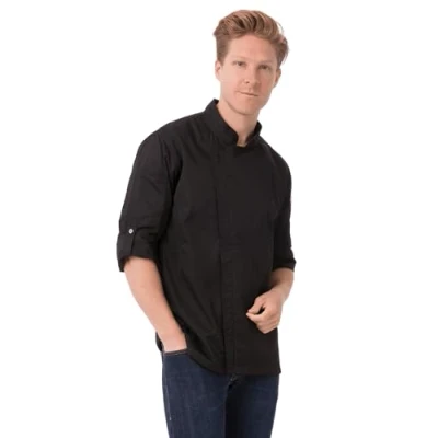 Abbildung von Chef Works Herren Bclz008blks Kochjacken, Schwarz, S EU