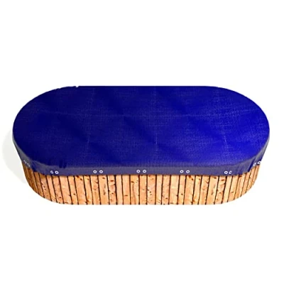 Abbildung von Grasekamp Pool Abdeckplane oval 916x 460cm