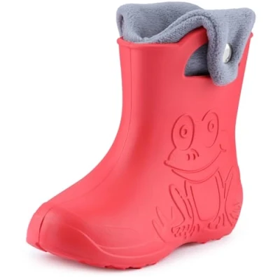 Abbildung von Ladeheid EVA Regenschuhe mit herausnehmbares Innenfutter LA CA 04 Gummistiefel Kinder gefüttert und federleicht