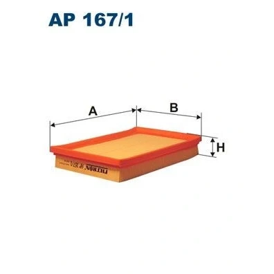 Abbildung von FILTRON AP 167/1 Luftfilter 36 160 228 Filtereinsatz TOYOTA: Corolla VIII Compact, Liftback, Limousine