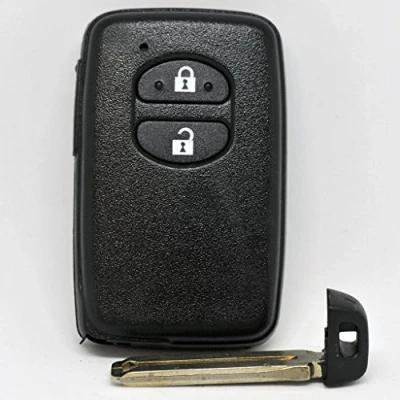 Abbildung von Auto Schlüssel Smartkey Funk Fernbedienung Sender Gehäuse + Notschlüssel Rohling für Toyota