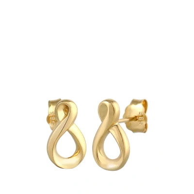 Abbildung von Elli Unendlichkeitssymbol Ohrringe, Damen, Größe: One Size, Gold