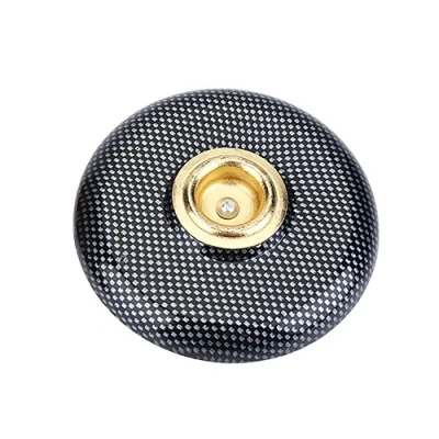 Abbildung von Cello Matte Anti Rutsch Endpin Halter mit Metall Auge Instrument Zubehör(Schwarz)