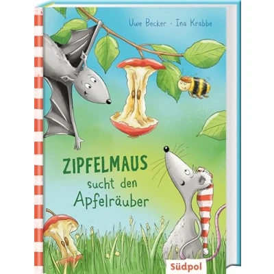 Abbildung von Zipfelmaus sucht den Apfelräuber: ein Abenteuer aus Frau Bienenstichs Garten mit farbigen Illustrationen auf jeder Seite lustig leichtes Kinderbuch ab 6 Jahren für Mädchen und Jungen