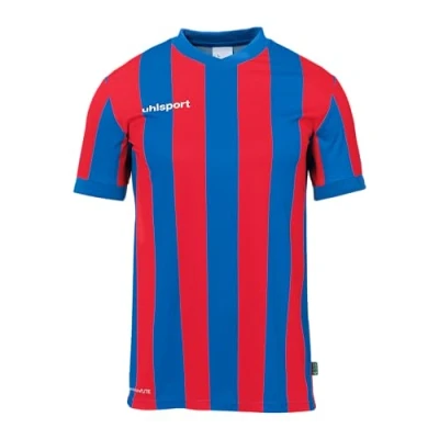Abbildung von uhlsport Retro Stripe Shirt Kurzarm Fußball Trikot im Design Fussball für Herren und Kinder