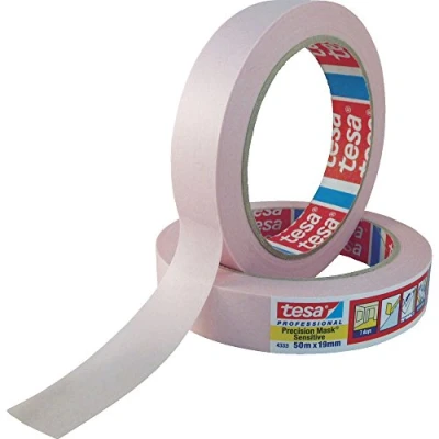 Abbildung von tesa PRECISION SENSITIVE 04333 00019 02 Crepebånd Malertape® Lys rosa (L x B) 50 m 30 mm 1 stk