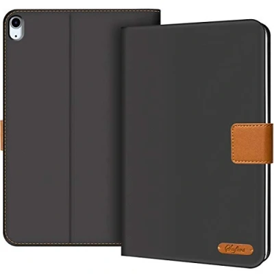 Abbildung von Verco Hülle für iPad 2022 10. Generation, Schutzhülle Tablet Tasche Standfunktion Cover 10.9 Zoll [10. Generation], Schwarz