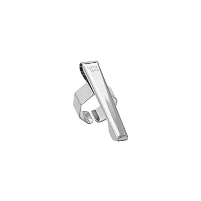 Abbildung von Kaweco Stift Clip SPORT Oktogonal Silber für alle Stifte der Sport, Kalligraphie und Sketch Up Reihe I Halterung mit dezentem Logo als Accesscoire Stiftehalter aus Bronze