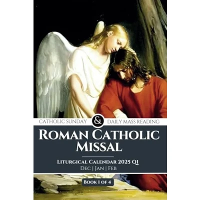Abbildung von Roman Catholic Missal Sunday and Daily Mass Reading 2025: Liturgical Year C, Dec, Jan Feb Including Order of Mass. Book 1 4: Q1