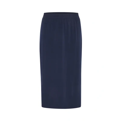 Abbildung von Kaffe Kamalli Bleistiftrock, Damen, Größe: Medium, Midnight marine