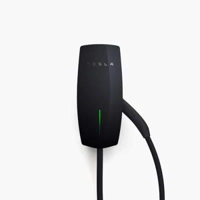 Abbildung von TESLA Wandanschluss, farblich abgestimmte Frontplatte, schwarz