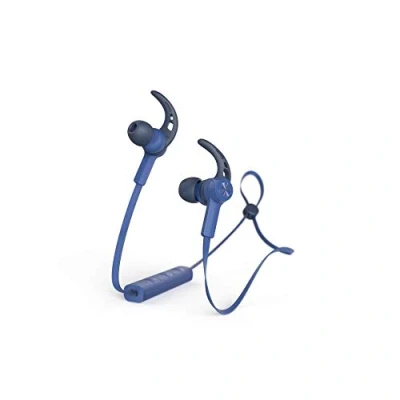 Abbildung von Hama Sport BT Kopfhörer Bluetooth Headset Ohrbügel Wireless (Anruffunktion, Bluetooth, Mikrofon, Wiedergabe Steuerung, 5.0, Schweißfest, Anruf Funktionen, mit Mikrofon)