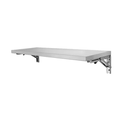 Abbildung von BAYTEWJX Wand Klapptisch Esstisch,Schwimmende Wandregale,Wandtisch Klappbar Aus Edelstahl,Platz Sparen,Tisch Ausklappbar Küchentisch,Einfach Zu Montieren,für Küche Und Esszimmer Werkbank.