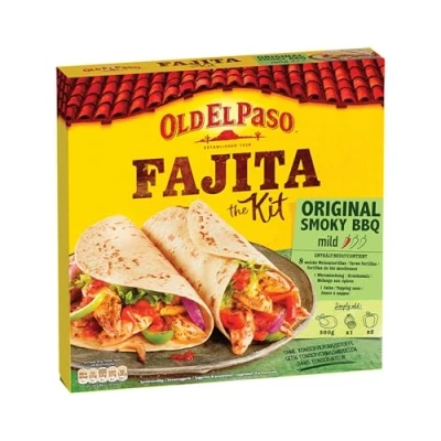 Abbildung von Old El Paso Fajita Kit Original Smoky BBQ Set für die Zubereitung von mexikanischen Fajitas 1 x 500 g