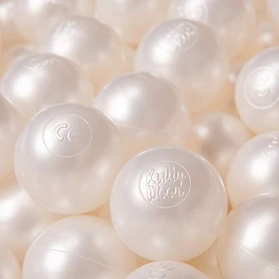 Abbildung von KiddyMoon 100 ∅ 6Cm Kinder Bälle Für Bällebad Spielbälle Baby Plastikbälle Made In EU, Perle