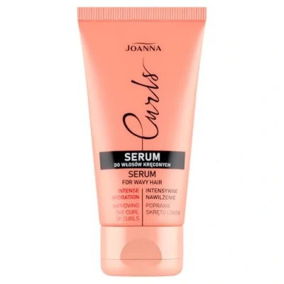Abbildung von Joanna Locken Serum 50 g Feuchtigkeitsspendendes Haarserum Pflege für Naturlocken Feuchtigkeitspflege welliges und lockiges Haar Produkte mit Reis Aminosäuren Lockenpflege