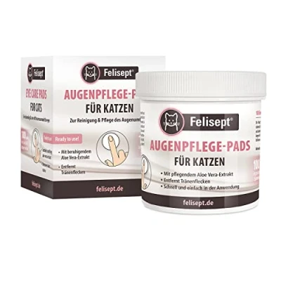 Abbildung von Felisept Fellpflege Augenpflege Pads für Katzen