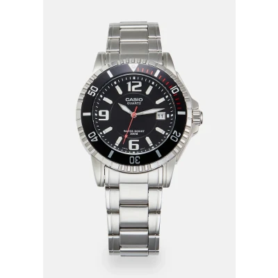 Abbildung von Casio Uhr, Herren, Größe: One Size, Silver/black