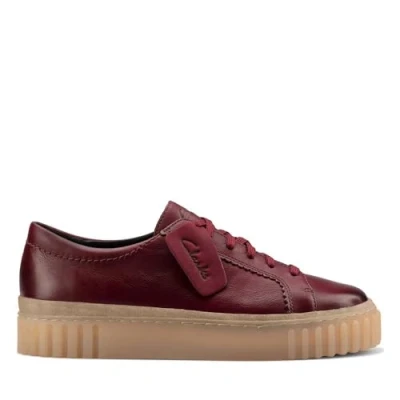 Abbildung von Clarks Mayhill WALK Sneaker low, Damen, Größe: 42, Burgunder Schuhe