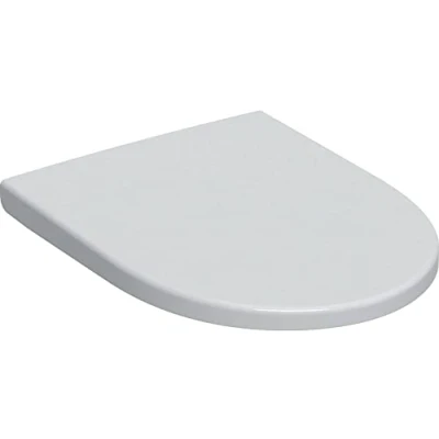 Abbildung von Geberit iCon WC Sitz weiß mit Soft Close Funktion Quick Release Scharnier = abschließbar