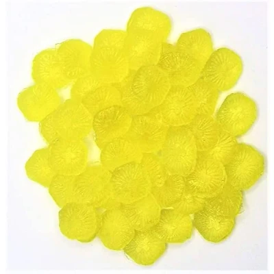 Abbildung von 100 gr. Zuckerfreies Cachou Mini Bonbon in Gelb Geschmack Anis mit etwas Lakritz die Jahrmarkt Süßigkeit von Jahrmarktbonbon