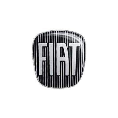 Abbildung von Fiat 14186C 3D Aufkleber Logo 500X, Hinten, Schwarz, 71 x 65 mm