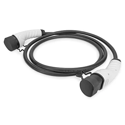 Abbildung von DIGITUS Mode 3 Ladekabel für Elektroautos &amp; PHEV 5 m Typ 2 auf 1 Phasig 32 A 7,4 kW Schwarz