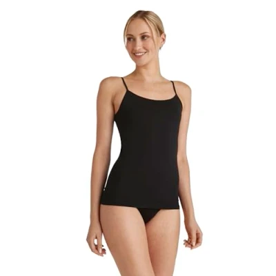 Abbildung von Falke Unterhemd/shirt, Damen, Größe: Medium, Black
