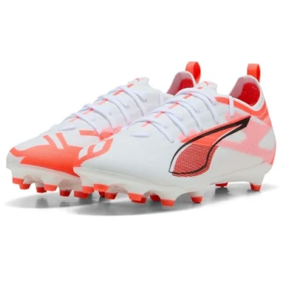 Abbildung von ULTRA 5 PRO FG/AG Fußballschuhe Jugendliche PUMA White Black Glowing Red