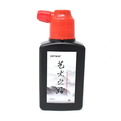 Abbildung von Artway Chinesische Sumi Tusche deckende Zeichentusche schwarz 100 ml