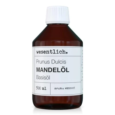 Abbildung von wesentlich. Körperöl Mandelöl raffiniert (500ml) reines Öl von