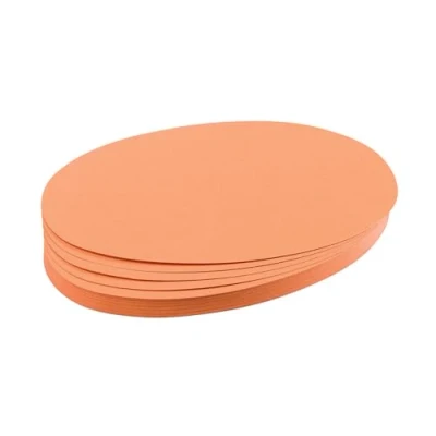 Abbildung von FRANKEN Moderationskarten Oval, 190 x 110 mm, 500 Stück, orange, UMZ 1119 05