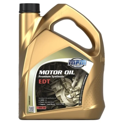 Abbildung von Mpm Premium Synthetic EDT 0W 30 5l Motoröl 05005EDT FORD: FIESTA 6, FOCUS 3 Turnier, KUGA 2, LAND ROVER: Range Rover Evoque, Discovery Sport