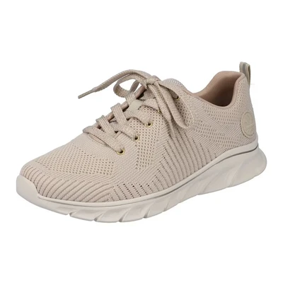 Abbildung von Rieker Sneaker mit leichter Laufsohle, Freizeitschuh, Halbschuh, Schnürschuh