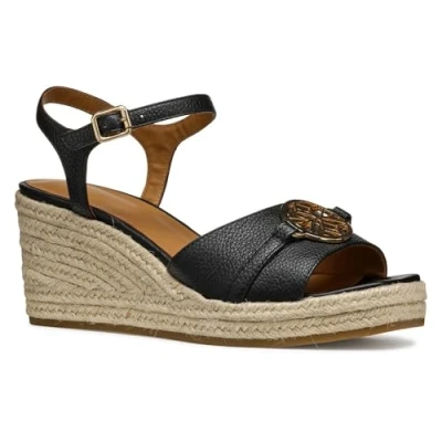 Abbildung von Geox Panarea Keilsandalette, Damen, Größe: 38, Black Schuhe