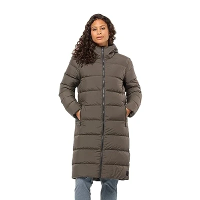 Abbildung von Jack Wolfskin Frozen Palace Daunenmantel, Damen, Größe: XXL, Dunkelbraun (147)