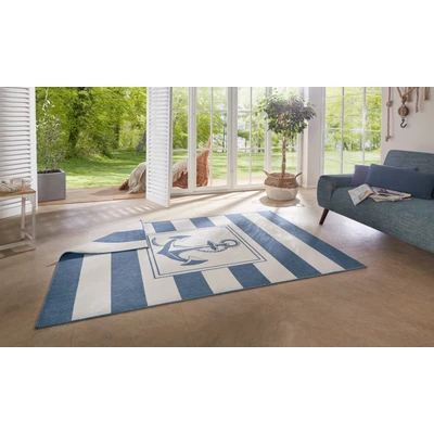 Abbildung von NORTHRUGS Teppich &quot;Gandara&quot;, rechteckig, In &amp; Outdoor, Teppich, Wetterfest, Balkon, Garten, Wohnzimmer, Modern